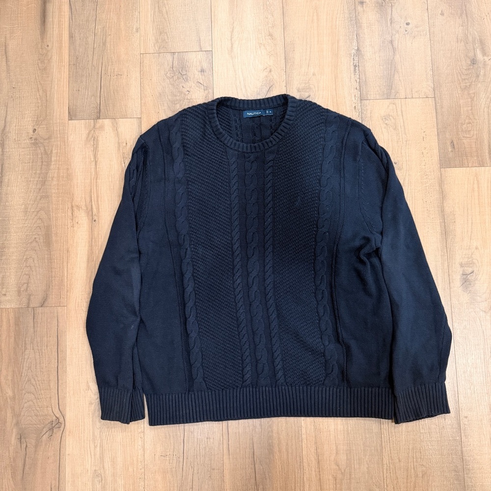 Nautica Men's Navy Crewneck Sweater